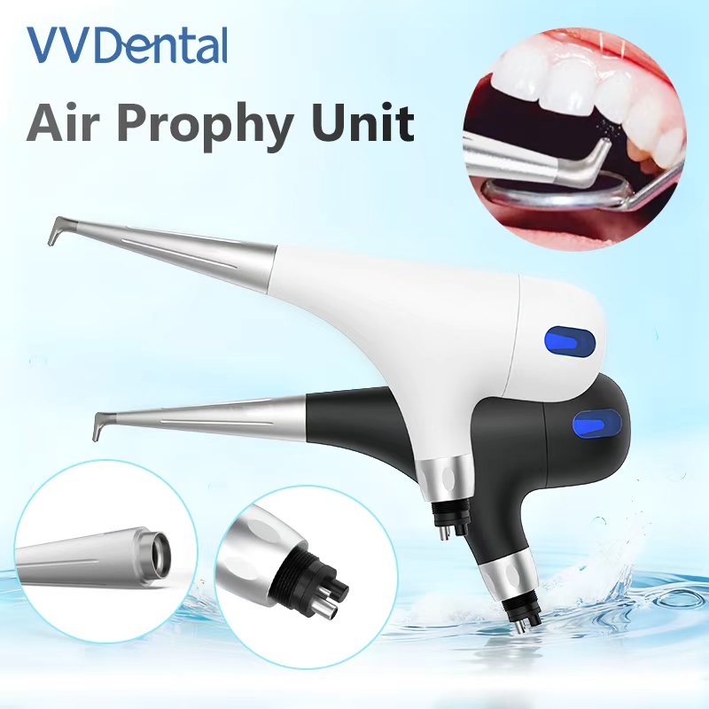 Teeth Whitening Dental - VVDendal Air Prophy Zahnaufhellungs-Spray, Luftstrom-Wasserpolierer, Mundhygiene-Gerät