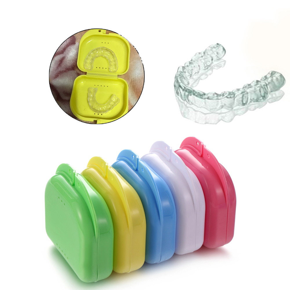 Teeth Whitening Tray - 10 stücke Prothese Box Tablett Fall