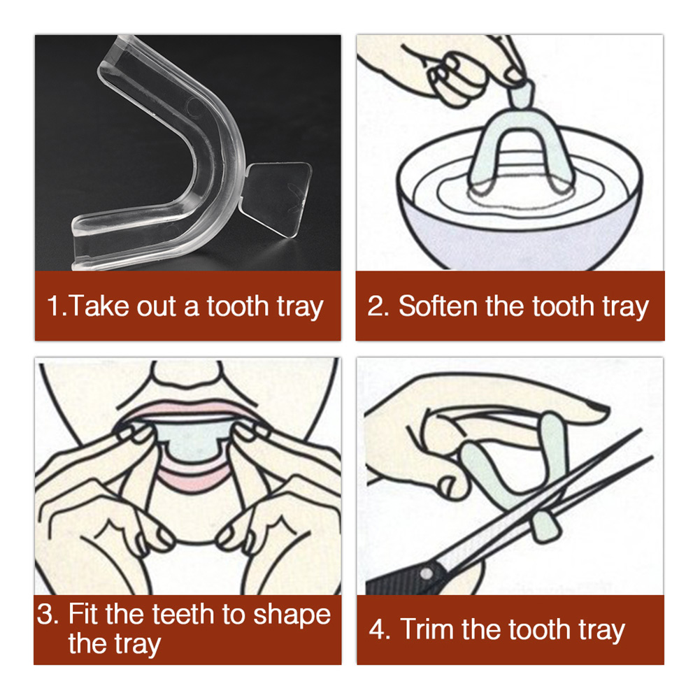 2-10 Stück Silikon-Mundschutz  – Teeth Whitening For Braces Bewertung und Preis