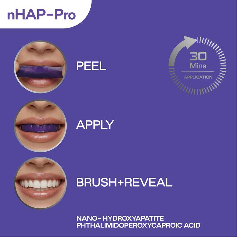 Lila Zahnaufhellungsstreifen 1 – Teeth Whitening Effective Bewertung und Preis
