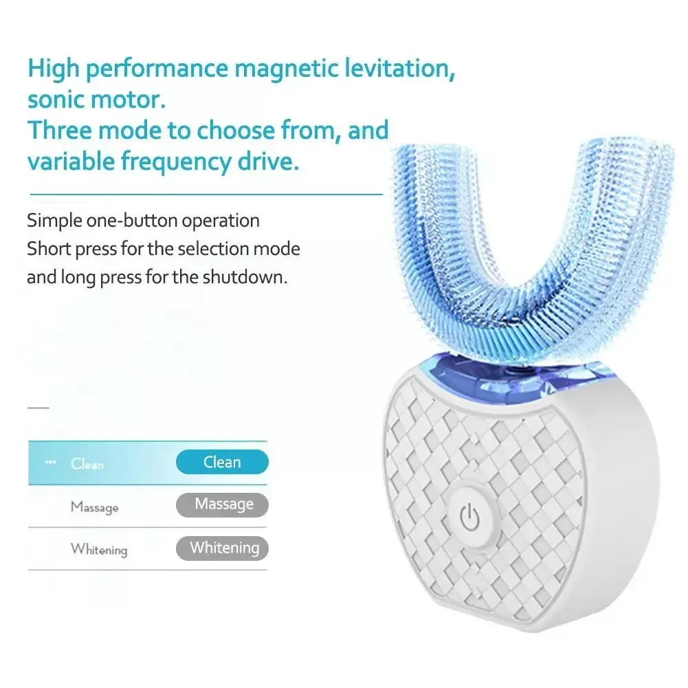 Ultraschall-Elektrozahnbürste  – Teeth Whitening Blue Light Bewertung und Preis