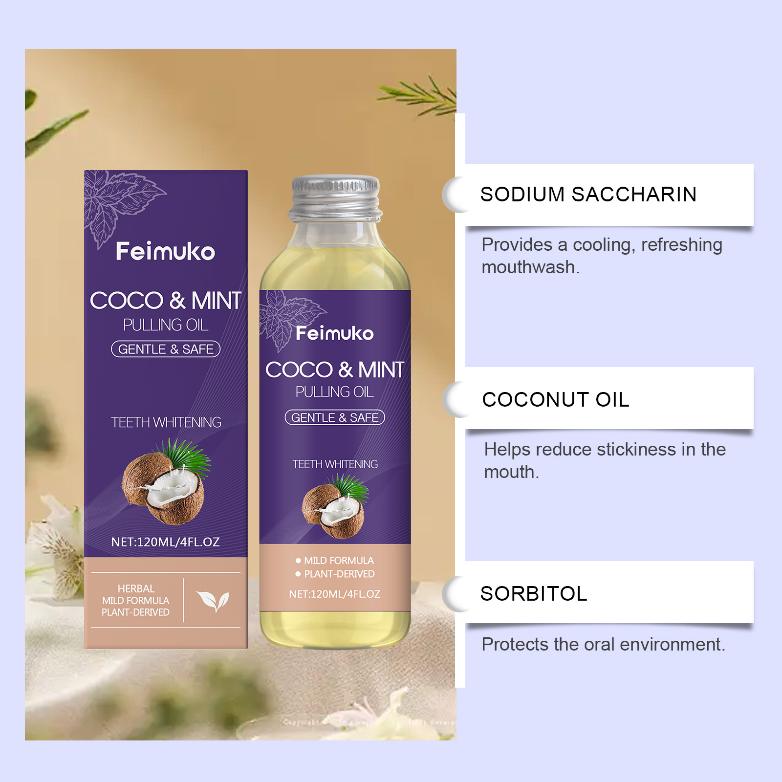Kokosöl-Pfefferminz-Öl Mundspü – Teeth Whitening With Coconut Oil Bewertung und Preis