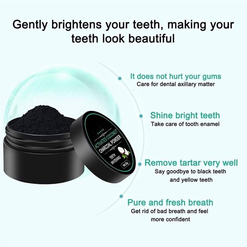 【FAVORIT DER KÜNSTLER】Zahnaufh – Teeth Whitening Activated Organic Charcoal Bewertung und Preis