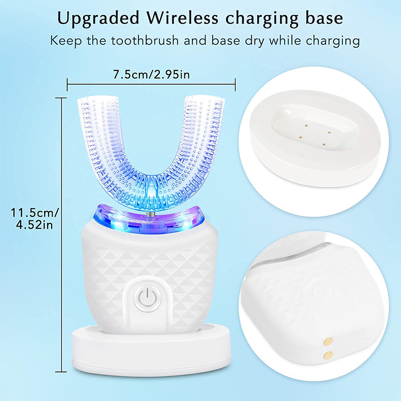 Zahnpflege u Form elektrische  – Teeth Whitening Blue Light Bewertung und Preis