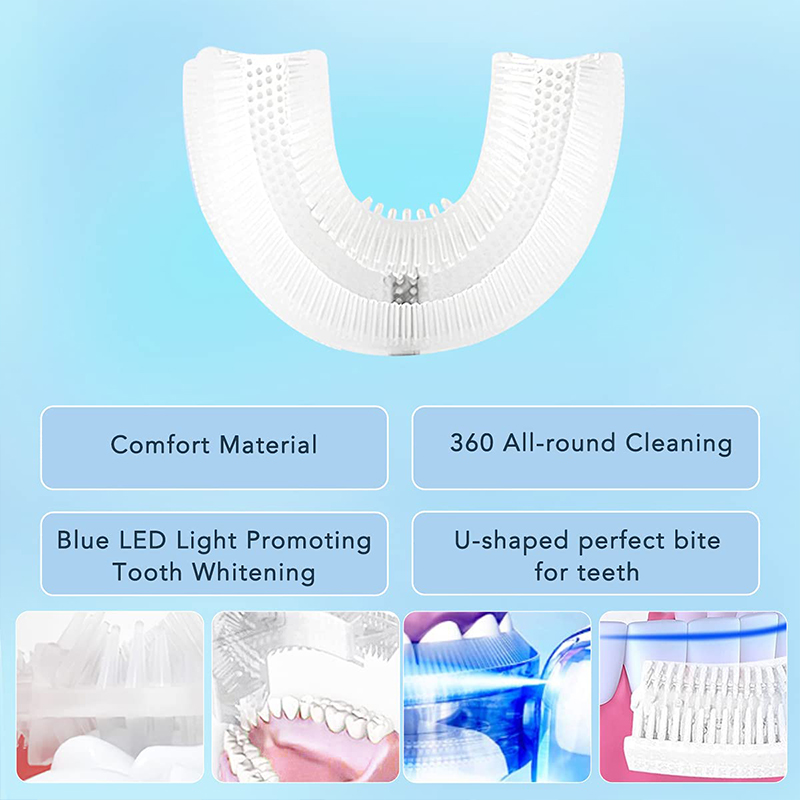 Zahnpflege u Form elektrische  – Teeth Whitening Blue Light Bewertung und Preis