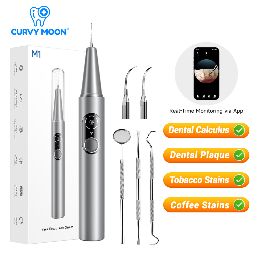 CURVY MOON Sichtbarer elektris – Whitening Teeth Dentist Bewertung und Preis