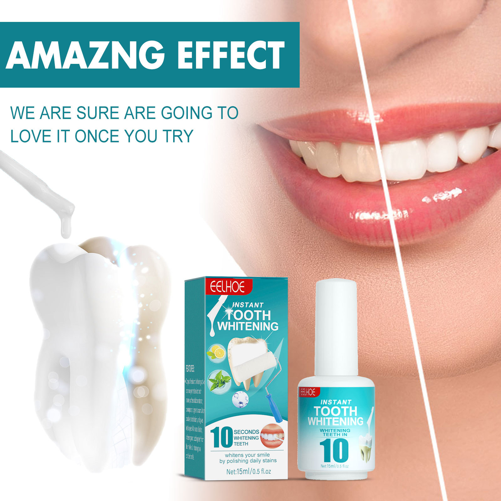 Zahnaufhellungsfarbe zur Effek – Teeth Whitening Effective Bewertung und Preis