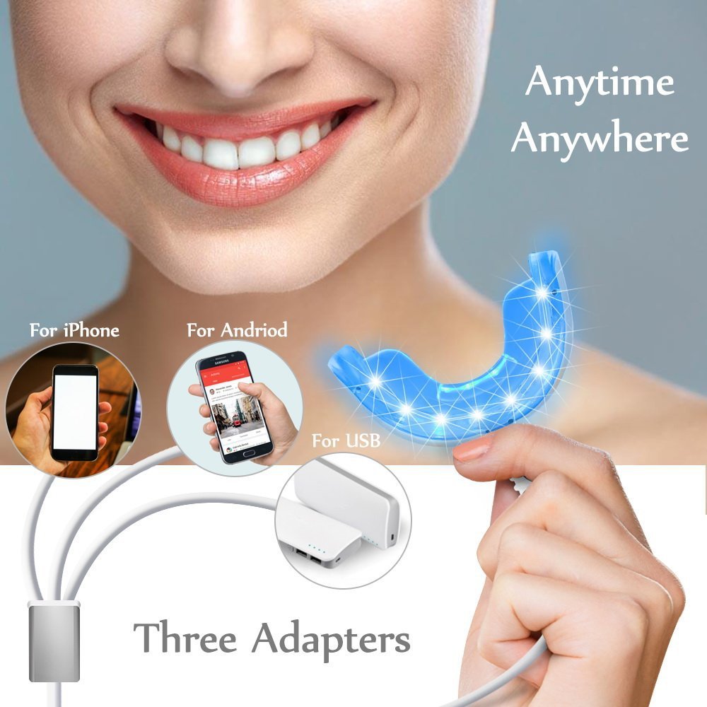 3-in-1 Zahnaufhellungslampe 16 – Teeth Whitening Blue Light Bewertung und Preis