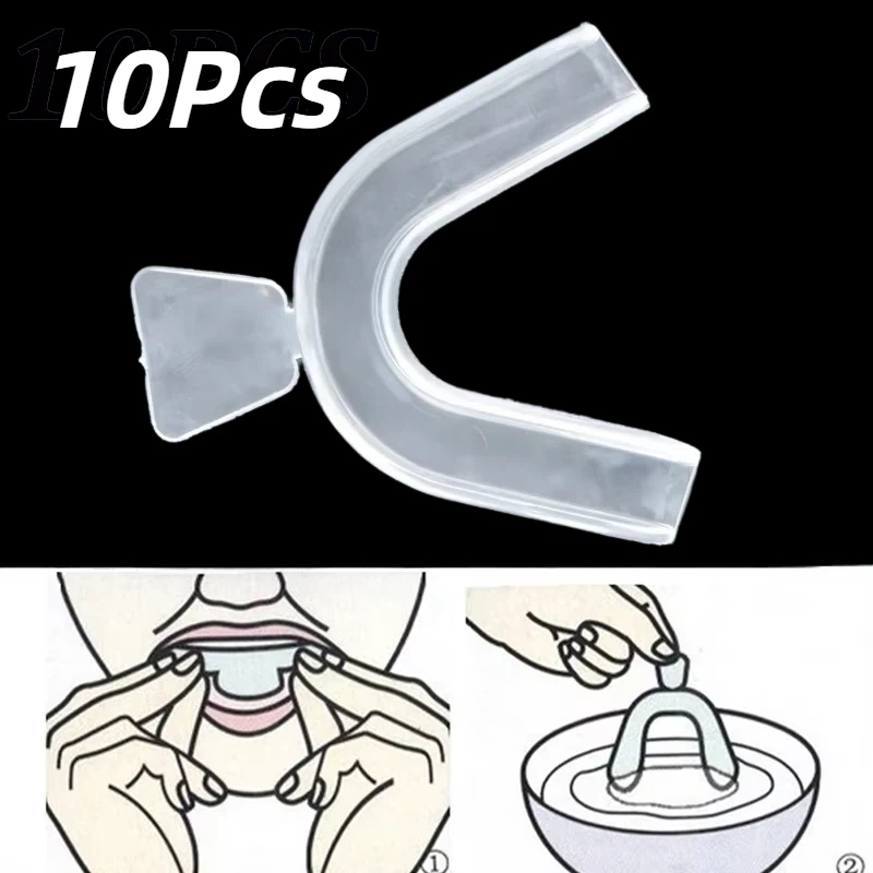 10 Stück/Set Silikon-Mundschut – Teeth Whitening Tray Bewertung und Preis