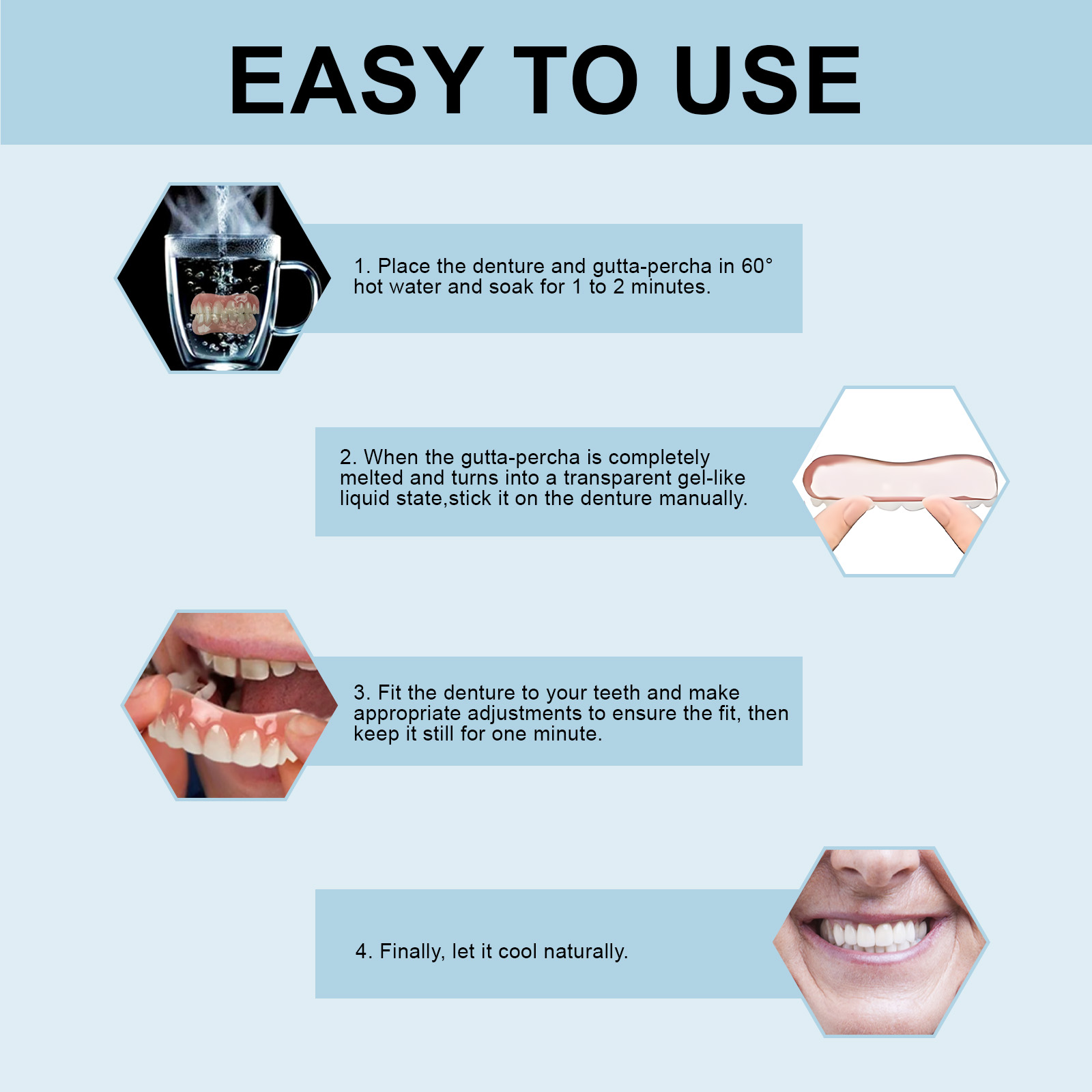 Silikon-Zahnprothesen-Set für  – Teeth Whitening For Braces Bewertung und Preis